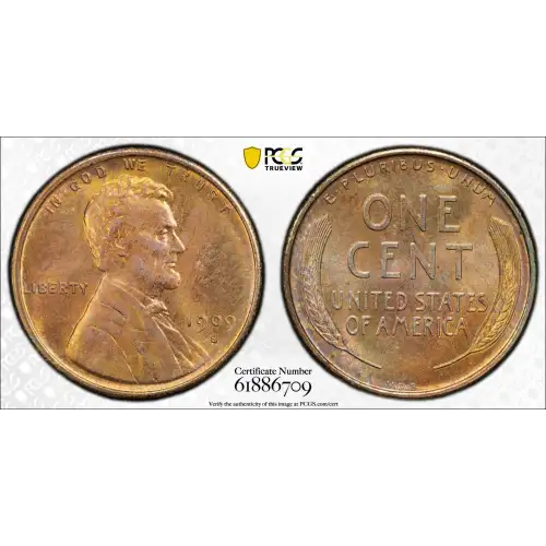 1909-S VDB 1C, BN (2)