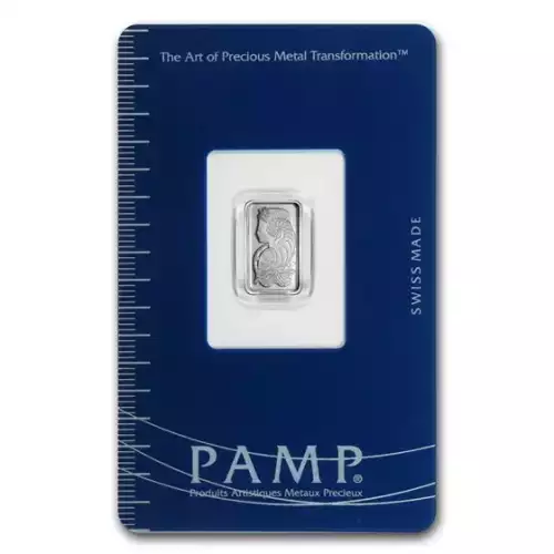 1g PAMP Platinum Bar - Fortuna