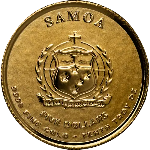 2025 1/10 oz Samoan - Commander Julius Caesar Gold Coin (2)