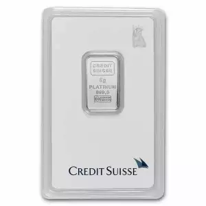 5g Credit Suisse Platinum Liberty Bar