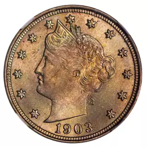 Nickel Five Cent Pieces-Liberty Head 1883-1913 (3)