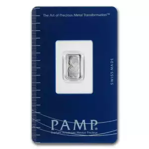 1g PAMP Platinum Bar - Fortuna