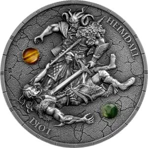 2025 2 oz Ragnarök: Loki & Heimdall - Ultra High Relief Silver Coin (2)